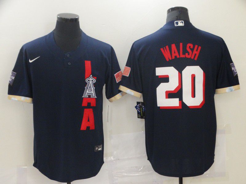 Men Los Angeles Angels #20 Walsh Blue 2021 All Star Game Nike MLB Jersey